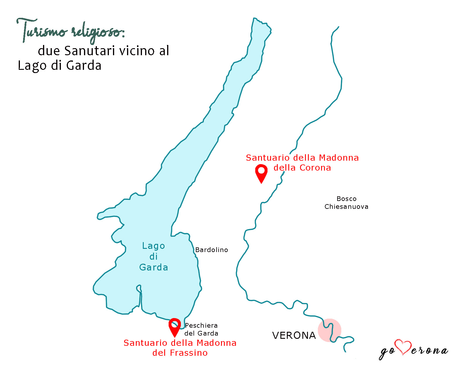 Mappa Verona Turismo Religioso